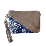 Load image into Gallery viewer, Wristlet in Hand Painted Floral #17
