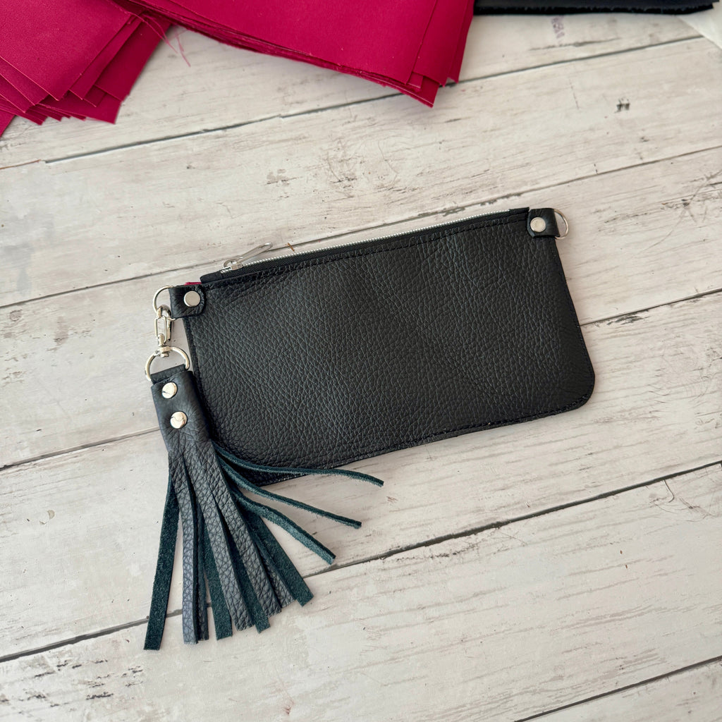 Natalie's Zipper Pouch in Onyx (+video)