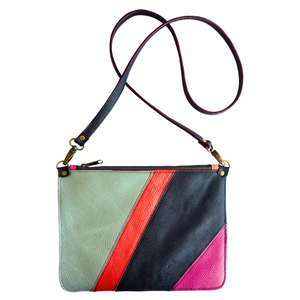 Crossbody Pouch in Retro Patchwork 3