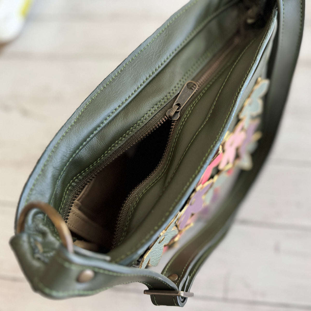 Archive Micro in Olive with Blossoms, RTS – Jenny N. Design