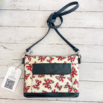 Load image into Gallery viewer, Crossbody Clutch in Upcycled Printed Bag (+ video)
