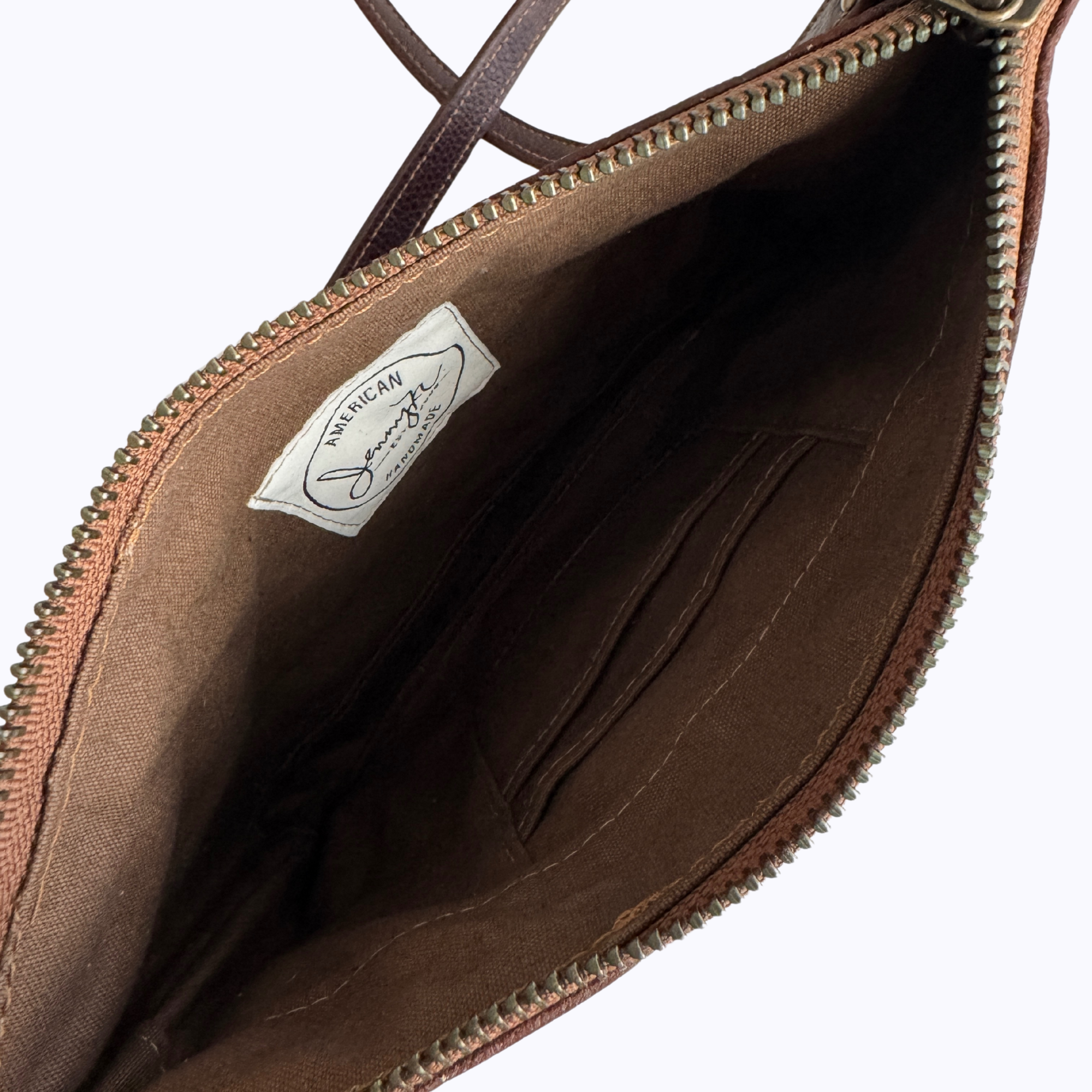 Crossbody Clutch in Coffee Bean Tweed, Chestnut Leather, Dark Roast Leather