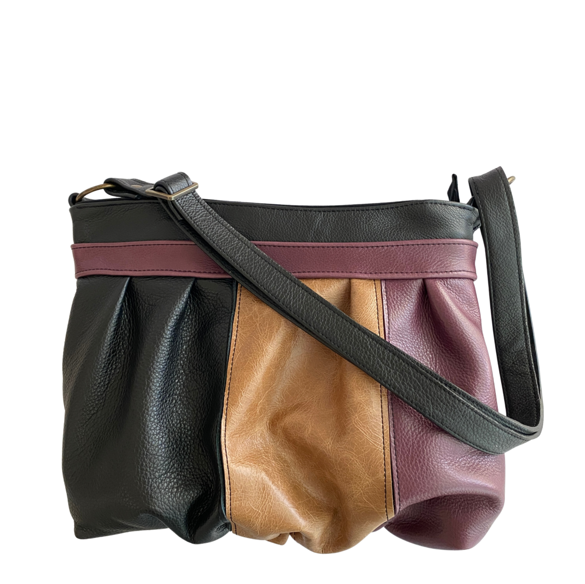 Ruche Mini in Patchwork Onyx, Almond, Mulberry, RTS (+ video)