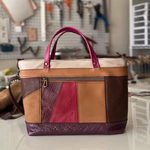 Load image into Gallery viewer, Archive Micro Plus in Pinks, Purples, Gold Patchwork
