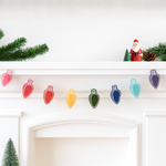 Load image into Gallery viewer, Hand Painted Garland - Rainbow Bulbs
