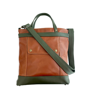 Packet in Cognac, Olive Green, RTS
