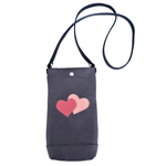 Load image into Gallery viewer, Phone Pouch in Hearts, Shadow (RTS)
