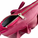Load image into Gallery viewer, Ruche Clutch Crossbody in Magenta, RTS
