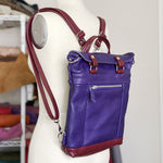 Load image into Gallery viewer, Backpack Mini in Violet, Crimson
