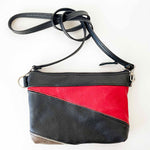 Load image into Gallery viewer, Crossbody Clutch in Onyx, Chili Pepper, Crimson
