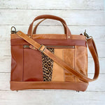 Load image into Gallery viewer, Archive Mini in Patchwork Cognac, Camel, Honey Brown, Caramel, RTS

