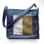 Load image into Gallery viewer, Packet Plus in Patchwork in Mermaid, Navy Blue, Olive
