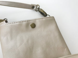 Phone Pouch Crossbody in Pearl