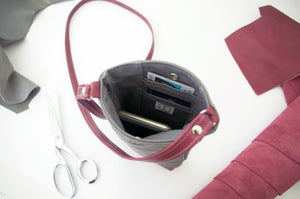 Phone Pouch Crossbody in Retro Patchwork 2