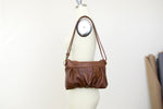 Load image into Gallery viewer, Ruche Clutch in Chestnut, Apple, Onyx
