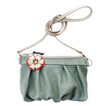 Load image into Gallery viewer, Ruche Clutch in Ocean Mint + Blossom
