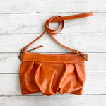 Load image into Gallery viewer, Ruche Clutch in Tangerine
