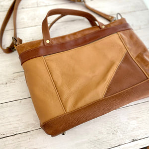 Archive Mini in Patchwork Cognac, Camel, Honey Brown, Caramel, RTS