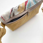 Load image into Gallery viewer, Traveler Fanny Pack in Embroidered Floral and Harvest Gold
