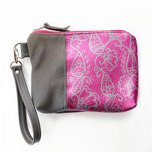 Wristlet in Hand Painted Floral #6
