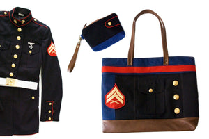Archive in US Marines Dress Blues, Chestnut
