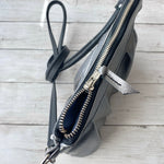 Load image into Gallery viewer, Ruche Clutch in Gunmetal
