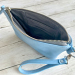 Load image into Gallery viewer, Wristlet in Sky Blue, RTS
