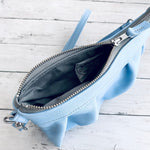 Load image into Gallery viewer, Ruche Clutch in Sky Blue
